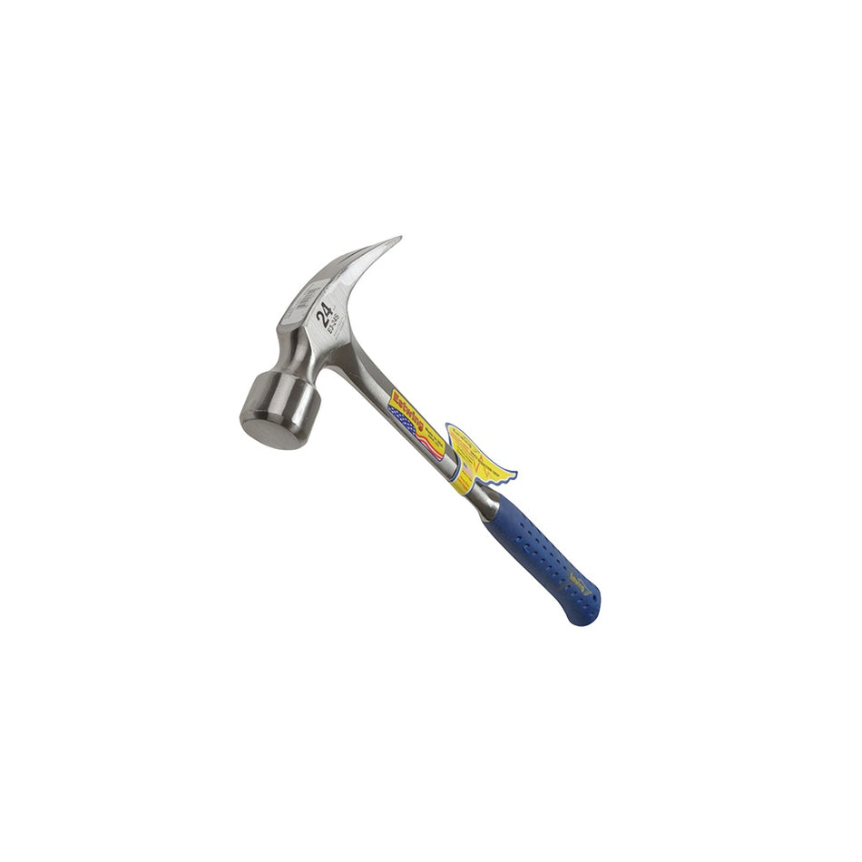 Estwing E3/24S Straight Claw Framing Hammer - Vinyl Grip 680g (24oz)