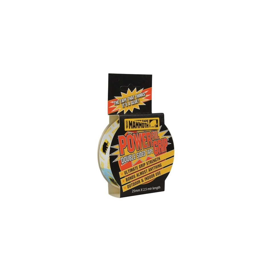 Everbuild Powergrip Double Sided Tape 25mm x 2.5m