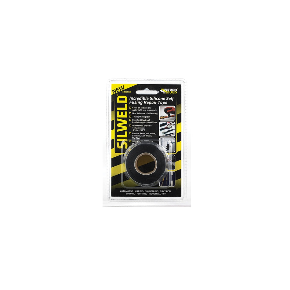 Everbuild Silweld Tape Black 3m