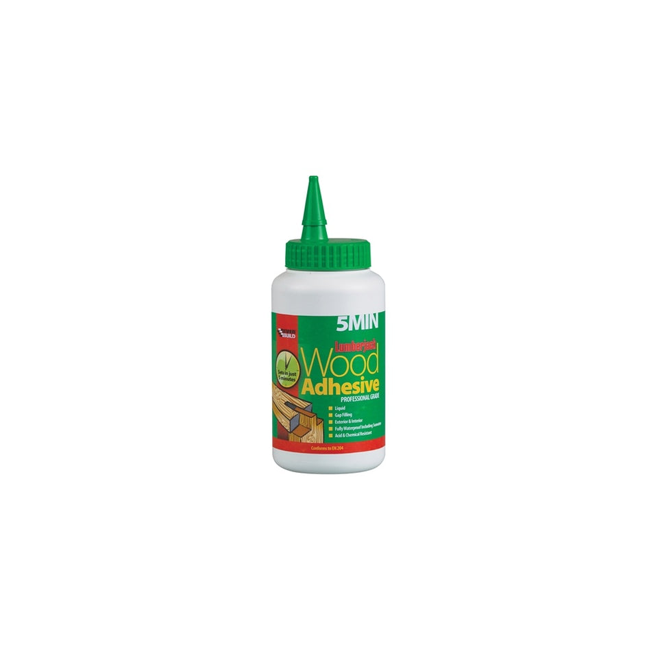 Everbuild 5min Polyure Wood Adhesive Liquid 750g