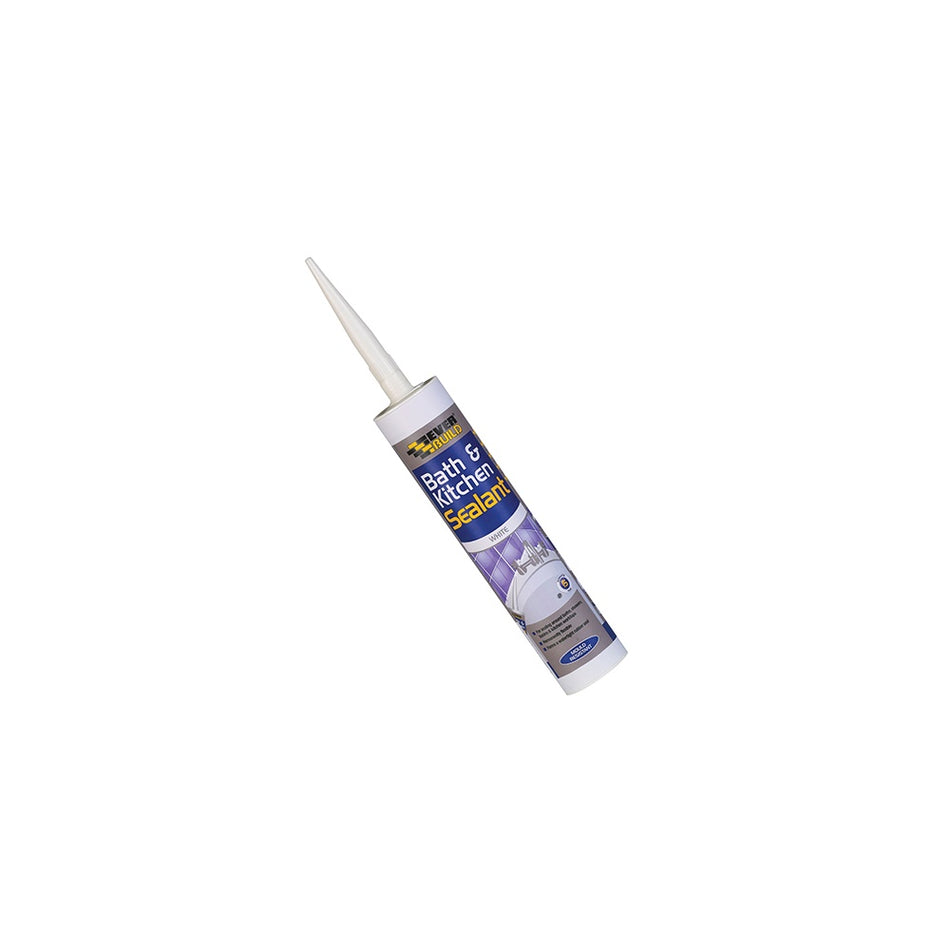 Everbuild Bathroom & Kitchen Sealant White 310ml