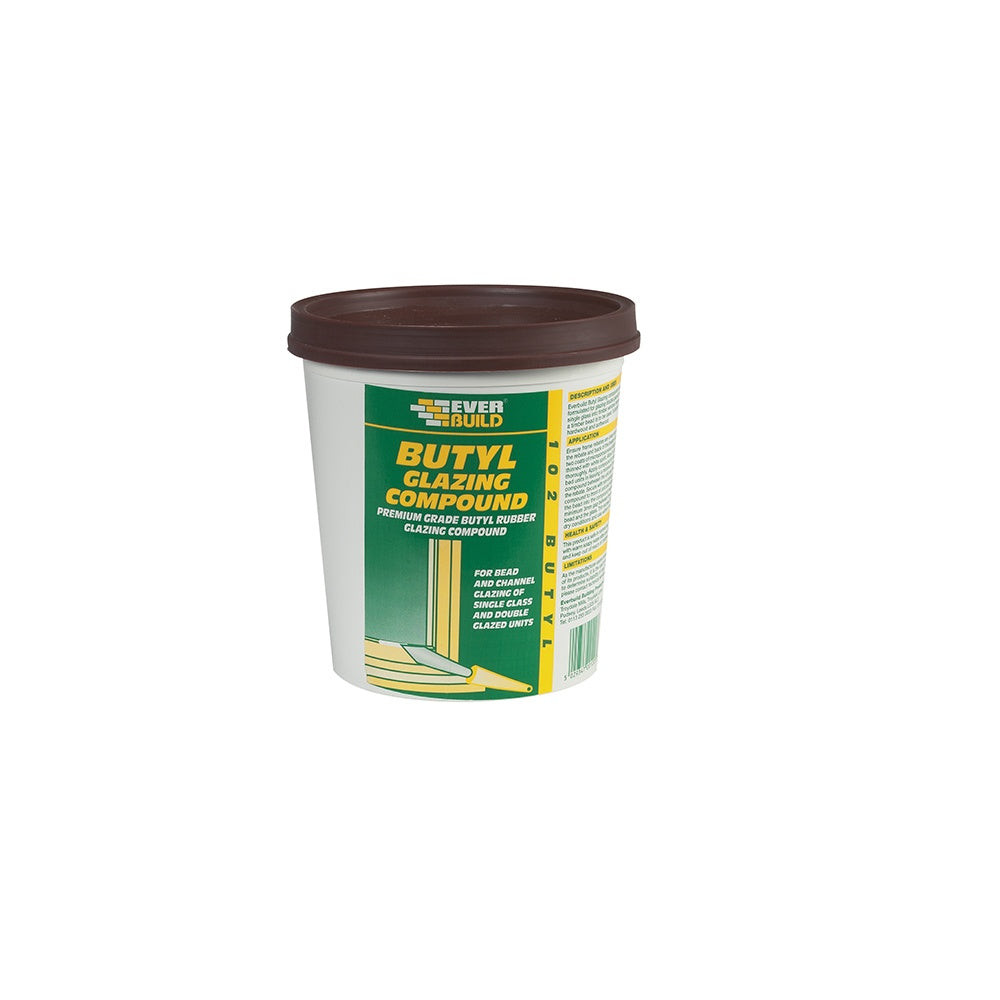 Everbuild Butyl Glazing Compound Brown 102 2kg