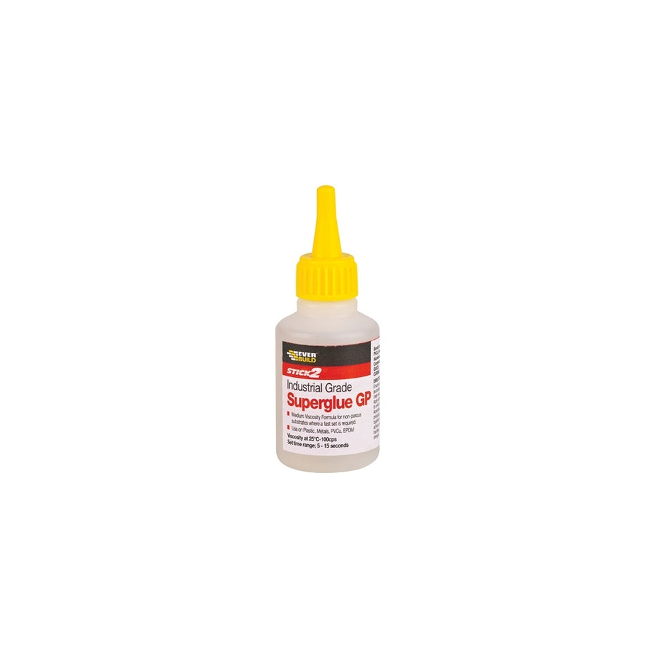 Everbuild Industrial Superglue General Purpose 20g