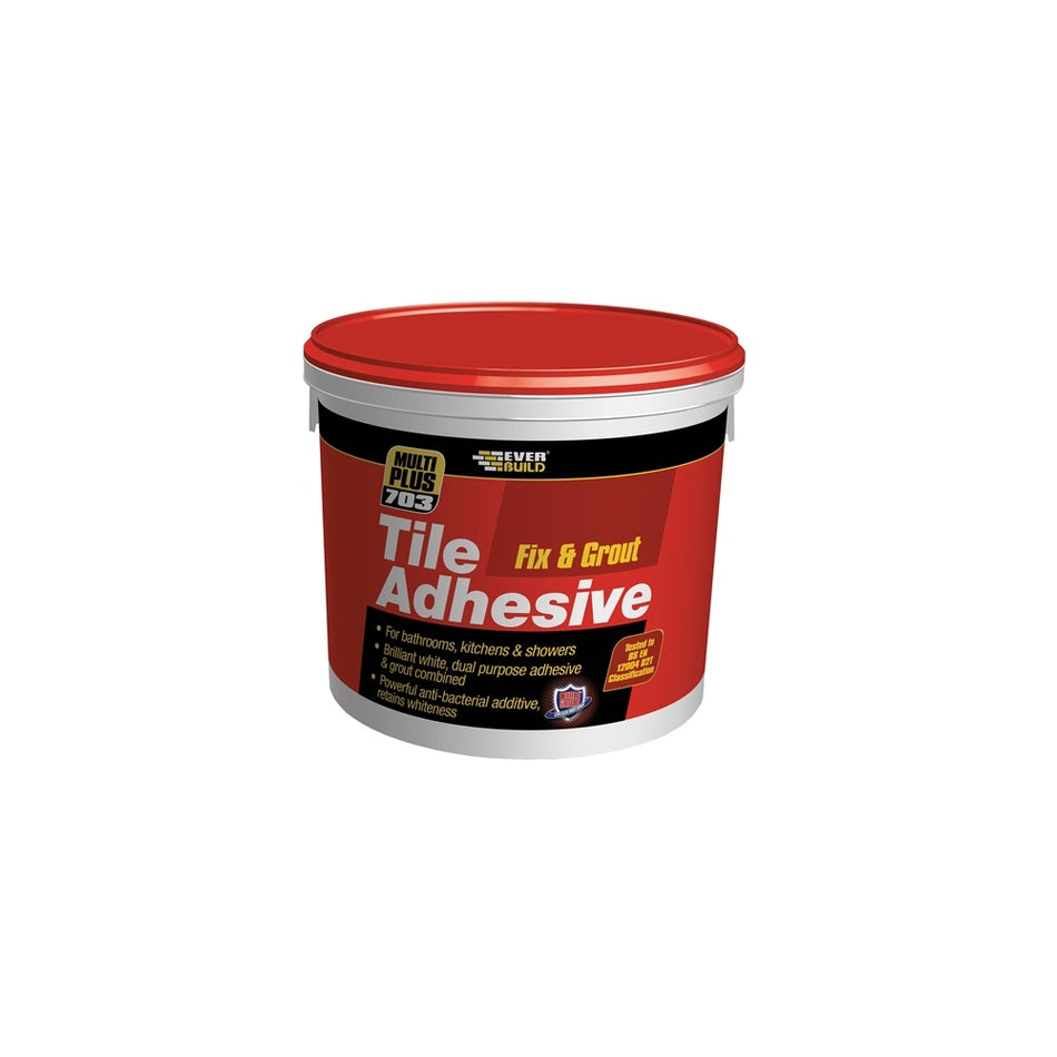 Everbuild Fix & Grout Tile Adhesive 5 Litre
