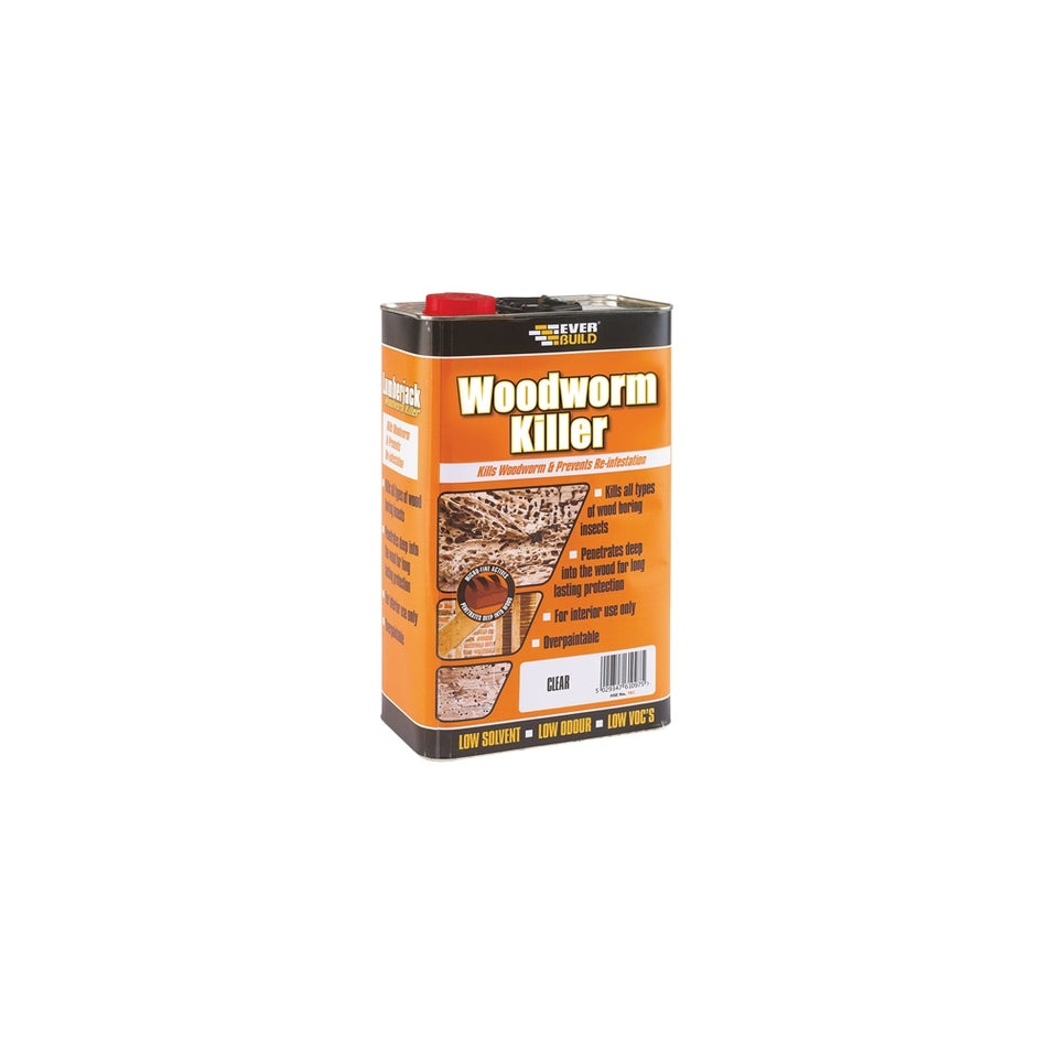 Everbuild Woodworm Killer 5 Litre