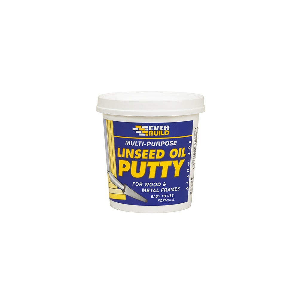 Everbuild Multi Purpose Linseed Oil Putty 101 Brown 500g