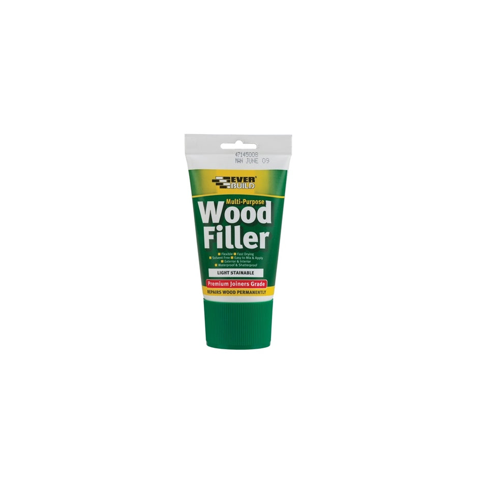 Everbuild Multi-Purpose Premium Joiners Grade Wood Filler Light Stainable 100ml