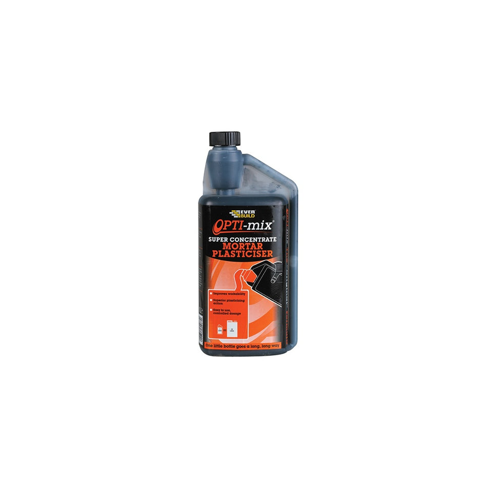 Everbuild Opti-Mix Mortar Plasticiser 1 Litre