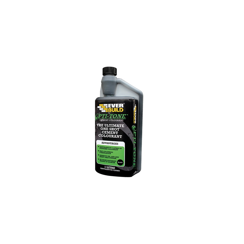 Everbuild Opti-Mix Cement Colourant Black 1 Litre