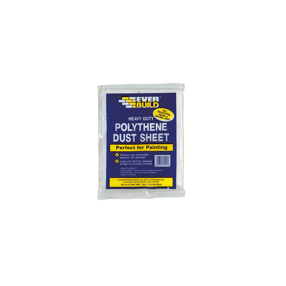 Everbuild Polythene Dust Sheet 3.6 x 2.7m