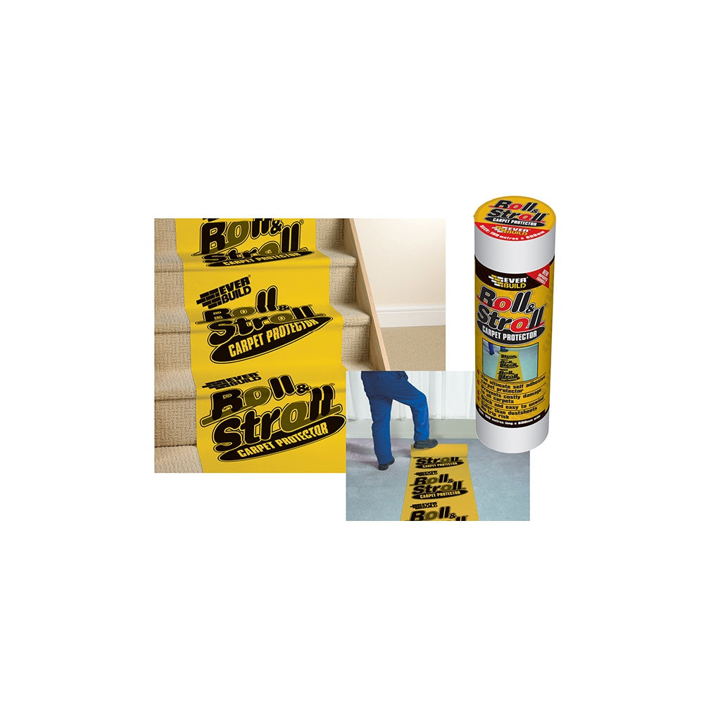 Everbuild Roll & Stroll Premium Carpet Protector 600mm x 25m