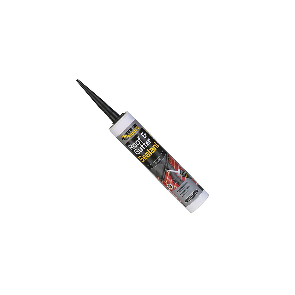 Everbuild Roof & Gutter Sealant Black 310ml