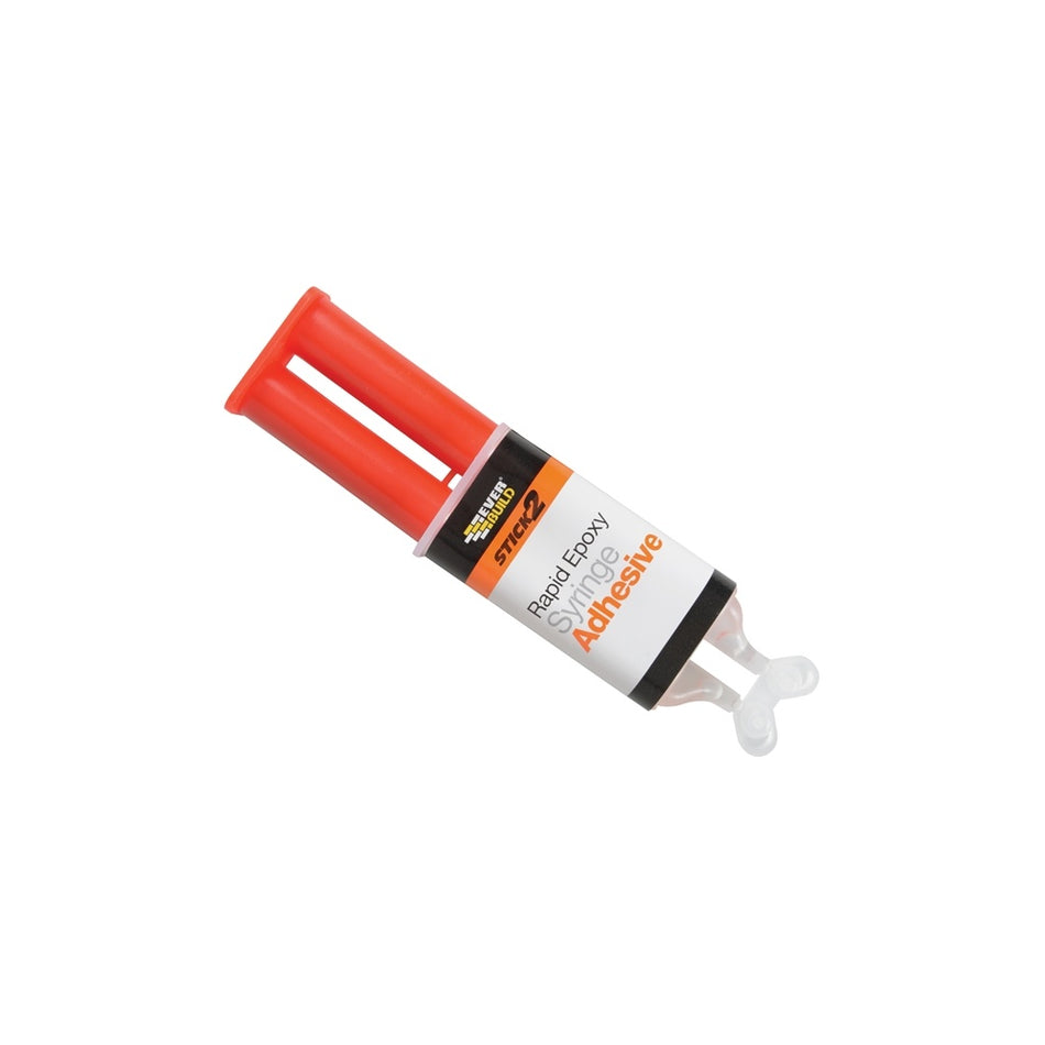 Everbuild Stick 2 Rapid Epoxy Syringe 24ml