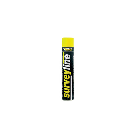 Everbuild Surveyline Marker Spray Yellow 700ml