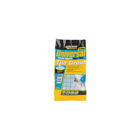 Everbuild Universal Flexible Grout Grey 5kg