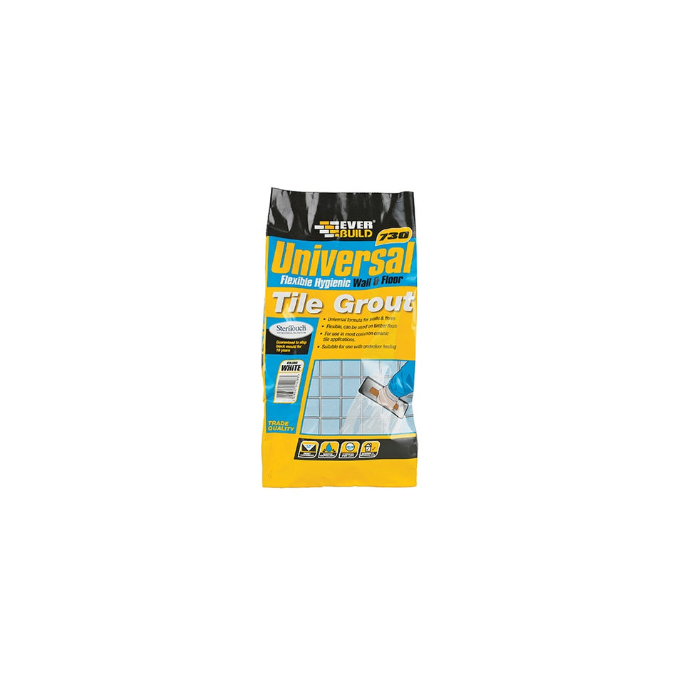 Everbuild Universal Flexible Grout Grey 5kg