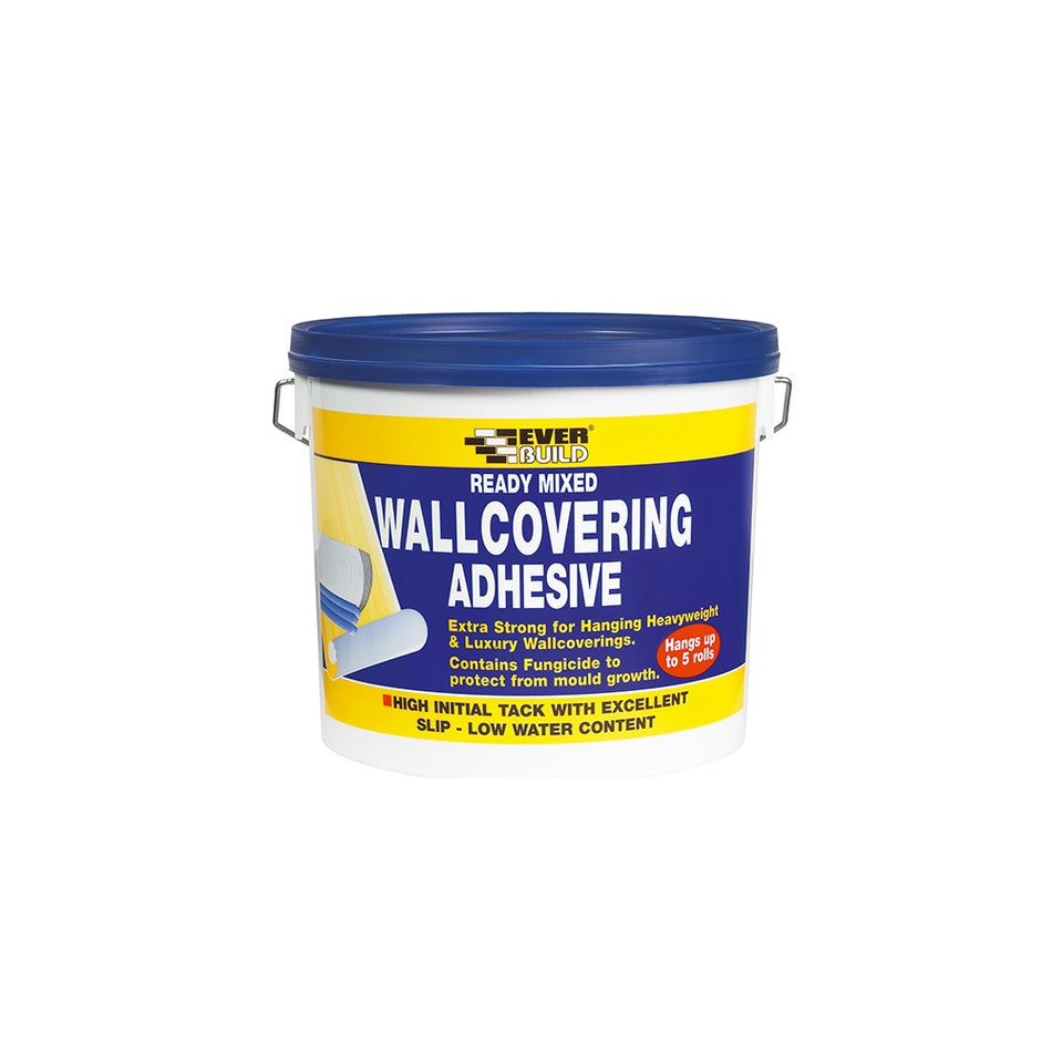 Everbuild Ready Mixed Wallcovering Adhesive 4.5kg