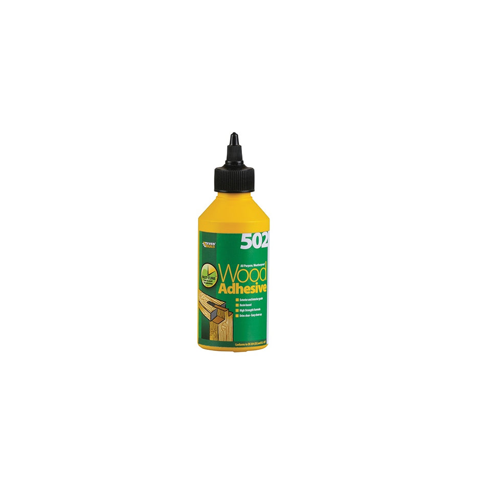 Everbuild 502 All Purpose Weatherproof Wood Adhesive 250ml