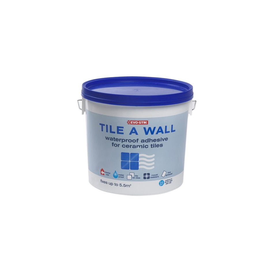 Evo-Stik Tile A Wall Weatherproof Adhesive 1 Litre