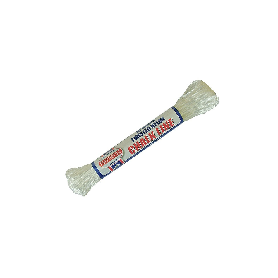Faithfull 302 Twisted Nylon Chalk Line 18m (Box of 12)