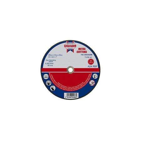 Faithfull Cut Off Disc for Metal 350 x 3.5 x 25mm