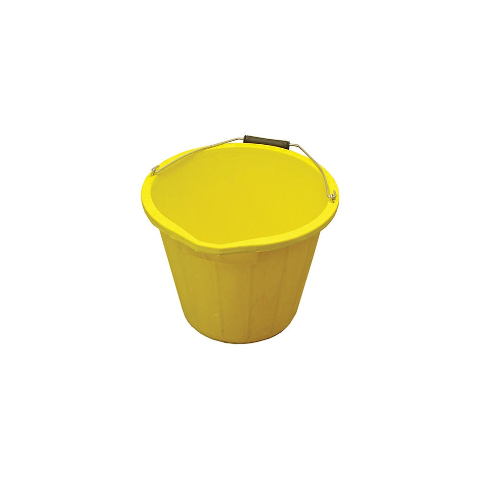 Faithfull 3 Gallon 15 litre Bucket - Yellow