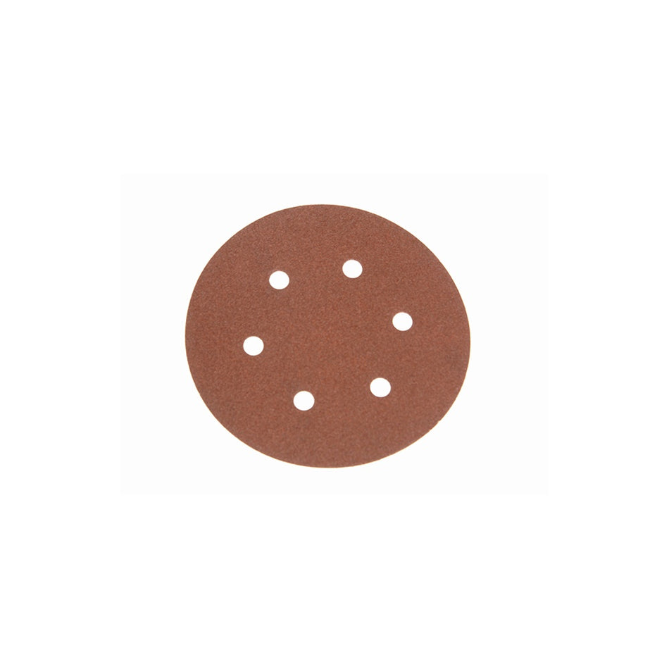 Faithfull Hook & Loop Sanding Disc DID2 Holed 150mm x 120g (Pack of 25)