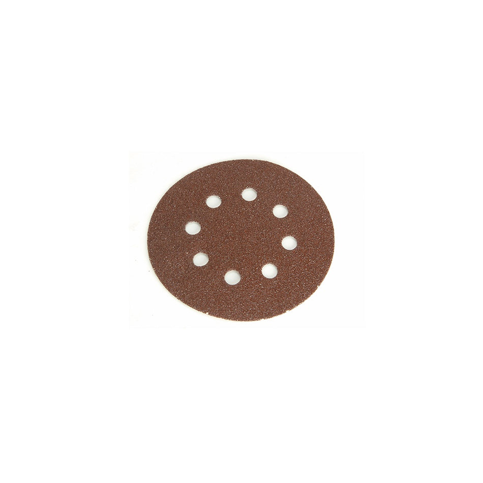 Faithfull Hook & Loop Sanding Disc 125mm DID3 Very Fine (Pack of 5)