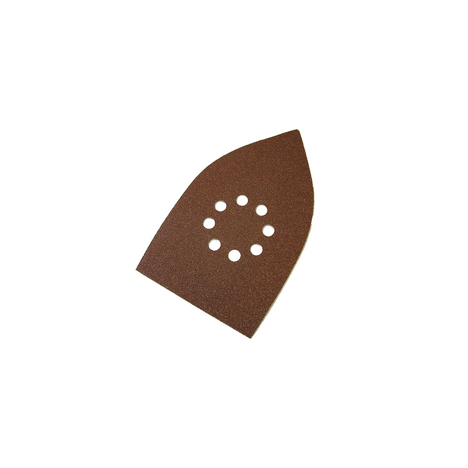 Faithfull Multi Sander Sheets Hook & Loop Red Coarse (Pack of 5)