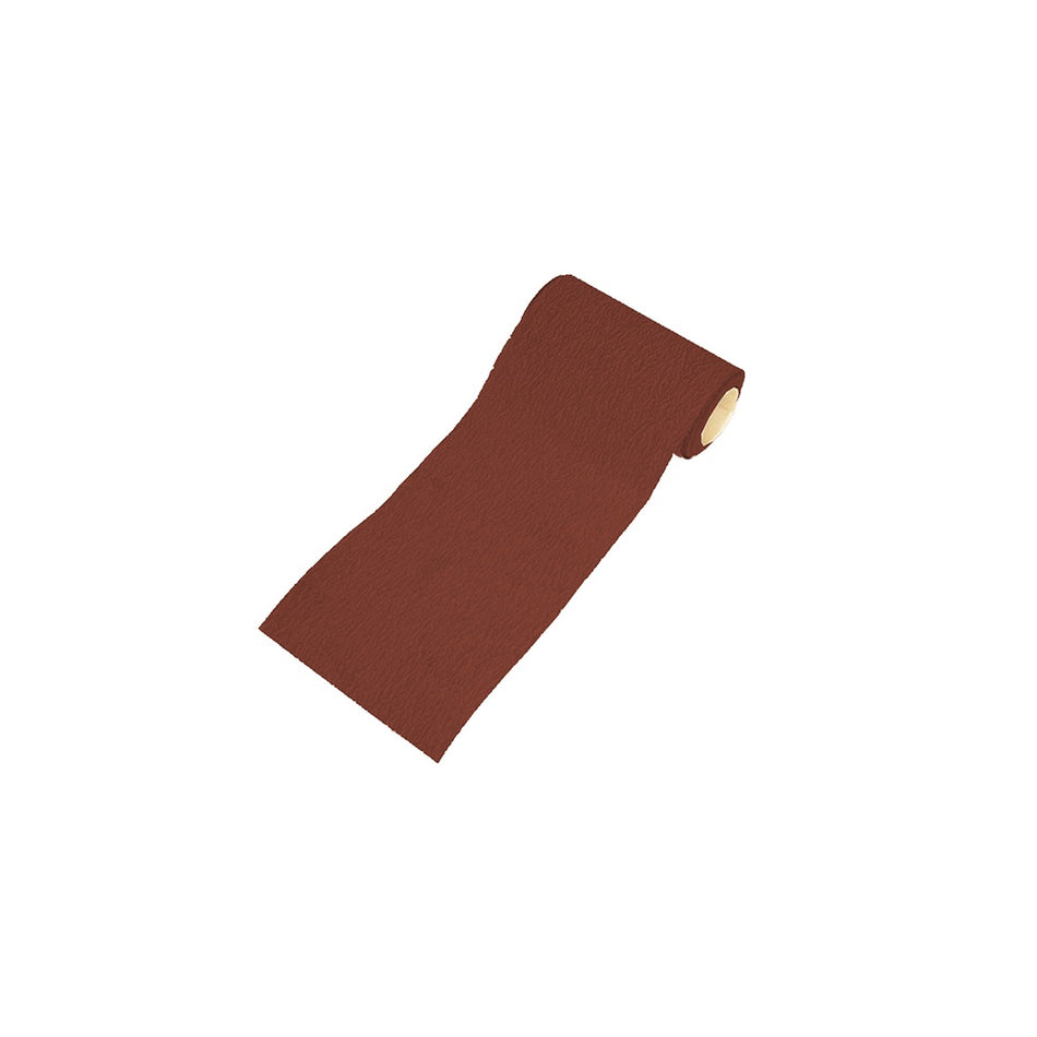 Faithfull Aluminium Oxide Paper Roll Red Heavy-Duty 115 mm x 50m 120g