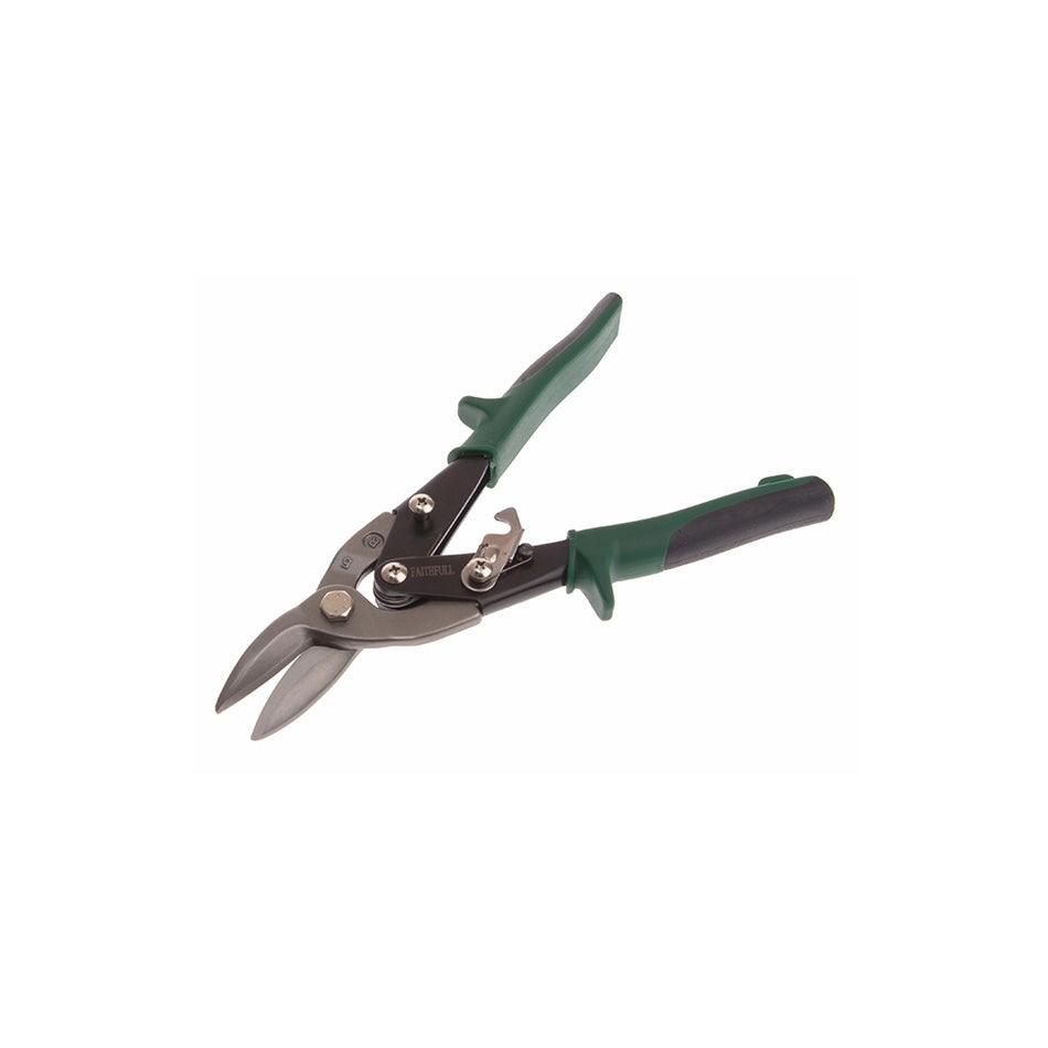 Faithfull Green Compound Aviation Snips Right Cut 250mm