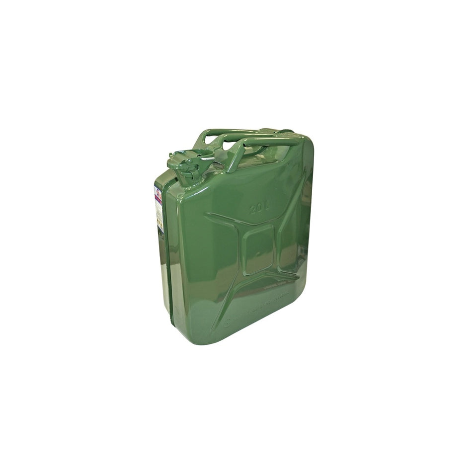 Faithfull Green Jerry Can - Metal 20 Litre