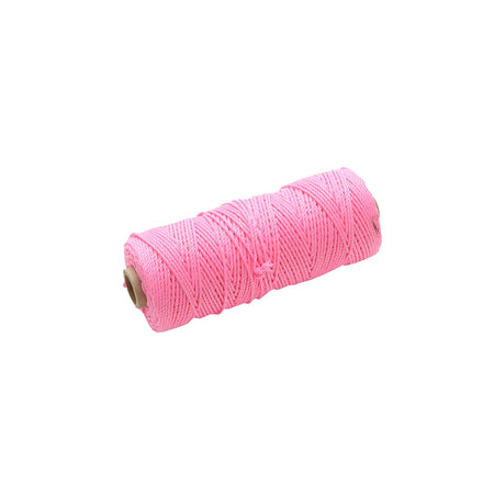 Faithfull Hi Vis Nylon Brick Line 105m - Pink