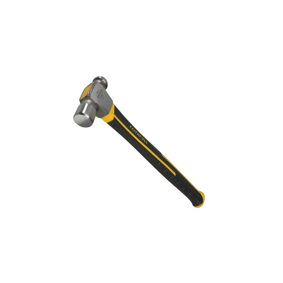 Faithfull Ball Pein Hammer Fibreglass Shaft 454g (16oz)