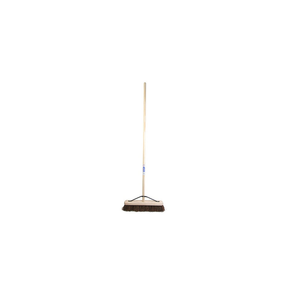 Faithfull Broom Stiff Bassine 45cm (18 in) + Handle & Stay