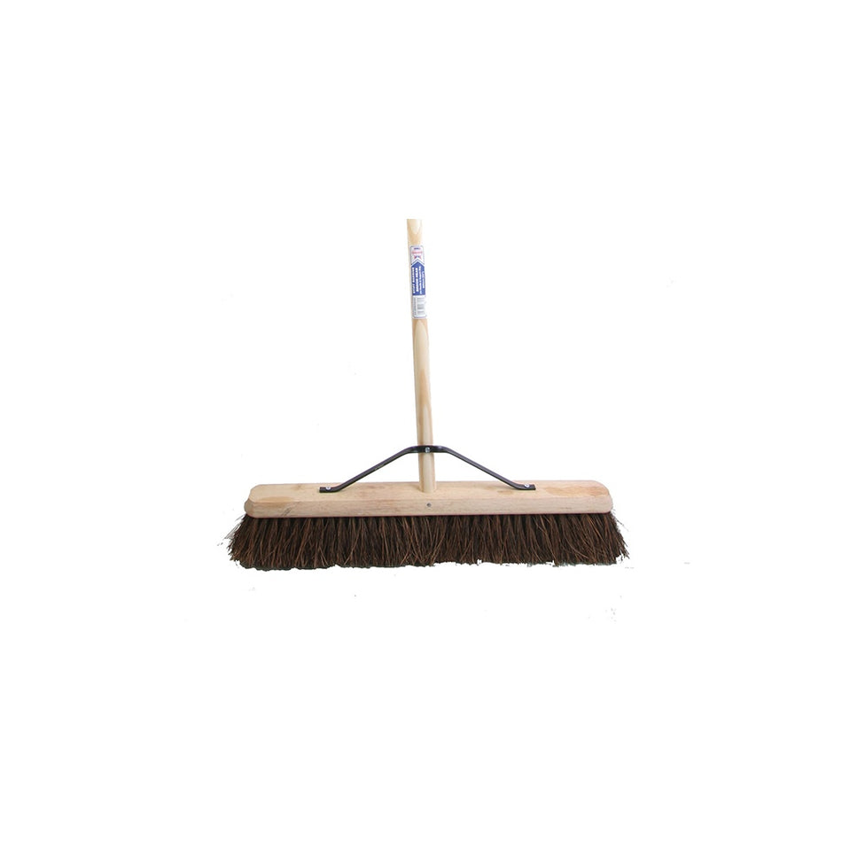 Faithfull Broom Stiff Bassine 60cm (24 in) + Handle & Stay