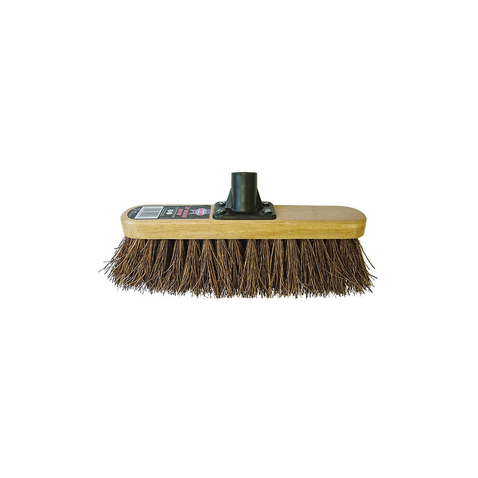Faithfull Broom Head Bassine Varnished 300mm (12in) Threaded Socket