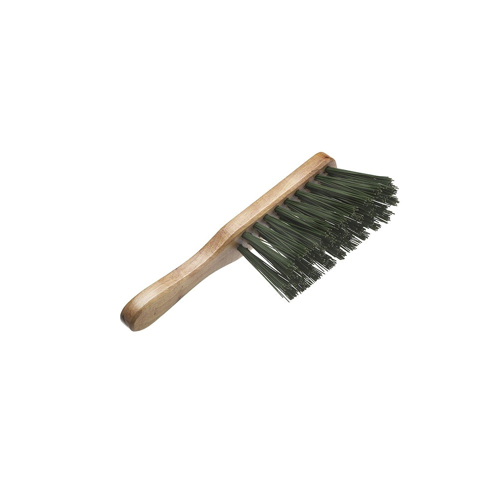 Faithfull Hand Brush Stiff Green PVC 275mm (11 in)