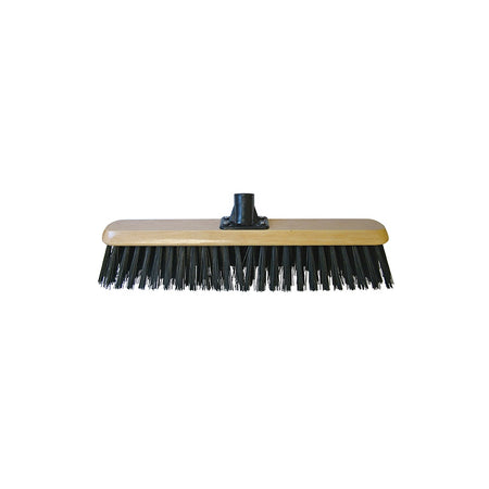 Faithfull Platform Broom Head Black PVC 45cm (18in) Threaded Socket