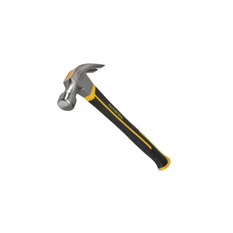 Faithfull Claw Hammer Fibreglass Shaft 567g (20oz)