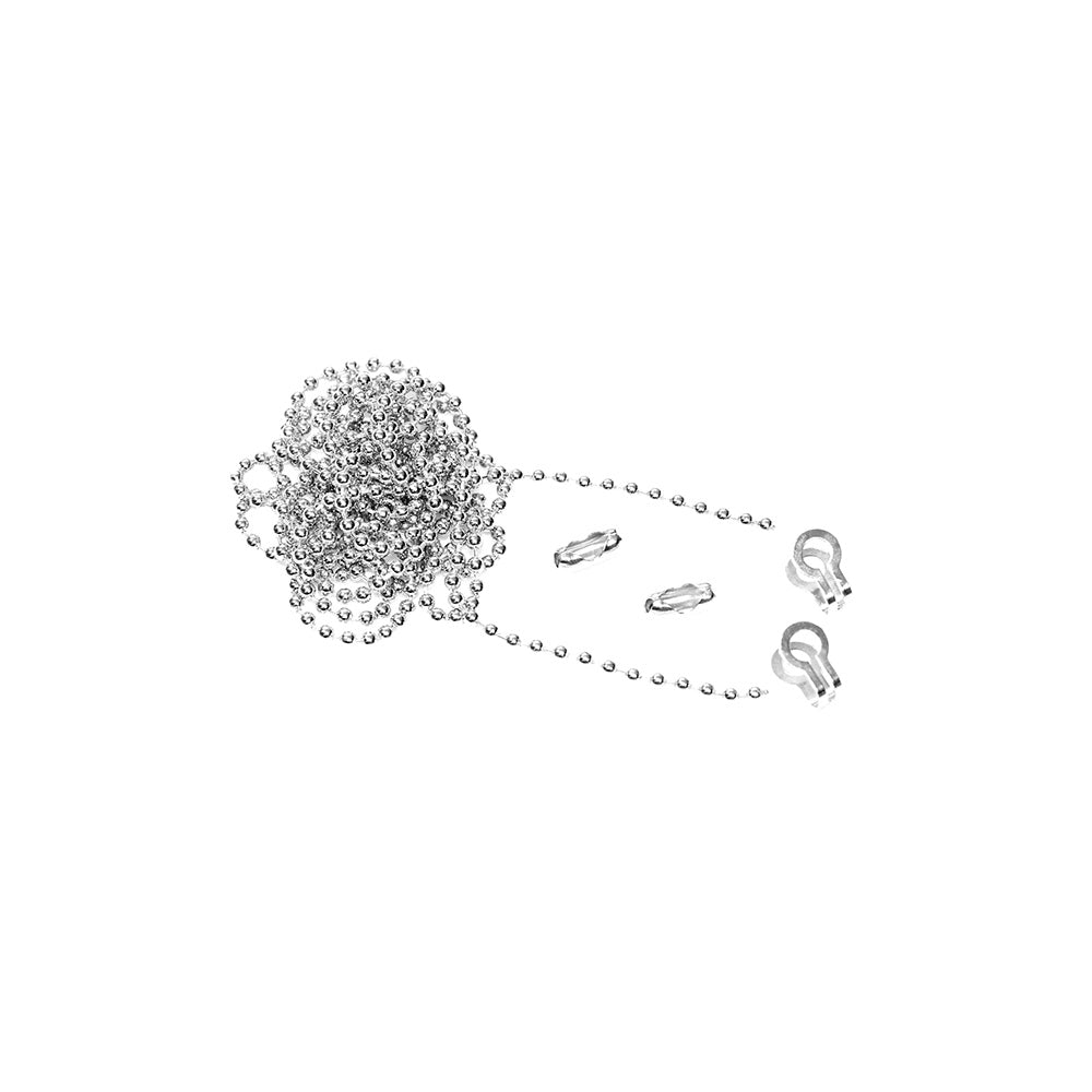 Faithfull Brass Ball Chain Kit 1m Nickel Plated