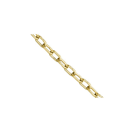Faithfull Clock Chain Polished Brass 1.6mm x 10m