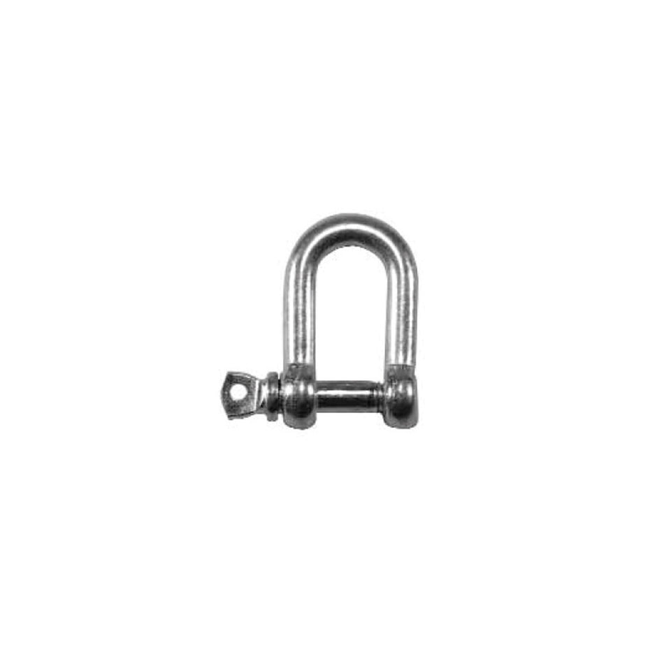 Faithfull D Shackle Zinc Plated 8mm (Pack of 2)