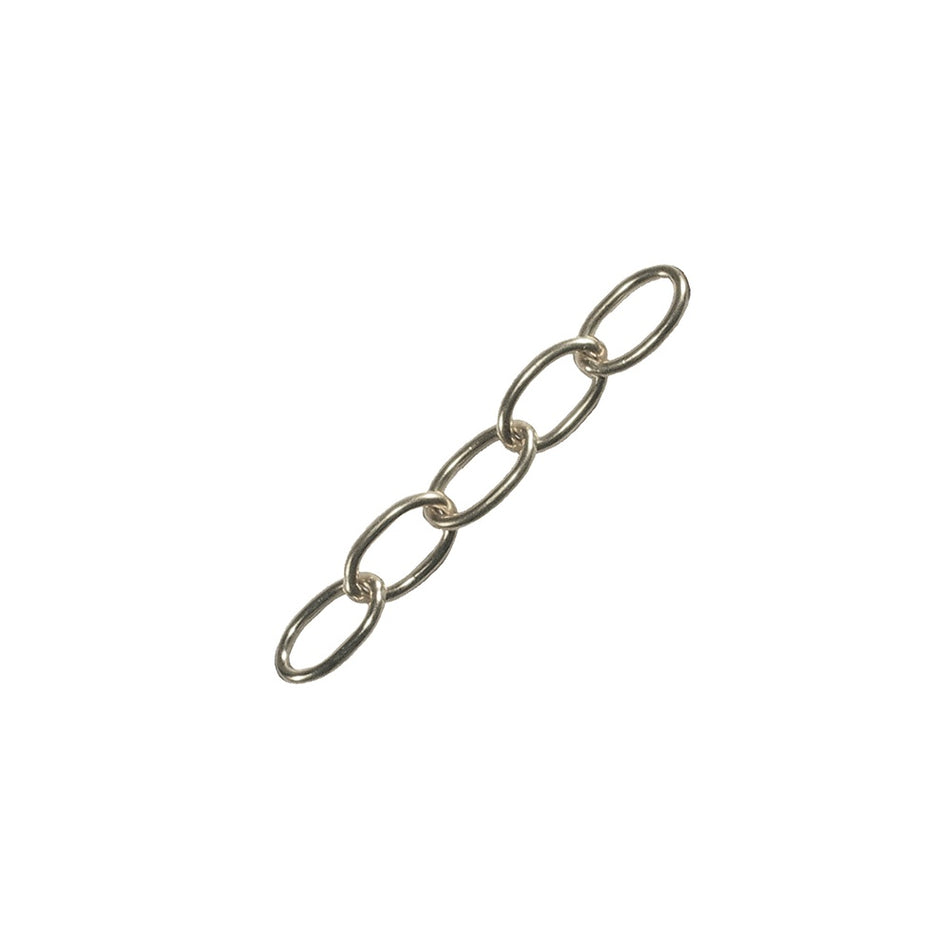 Faithfull Oval Chain 1.8mm x 10m Chrome