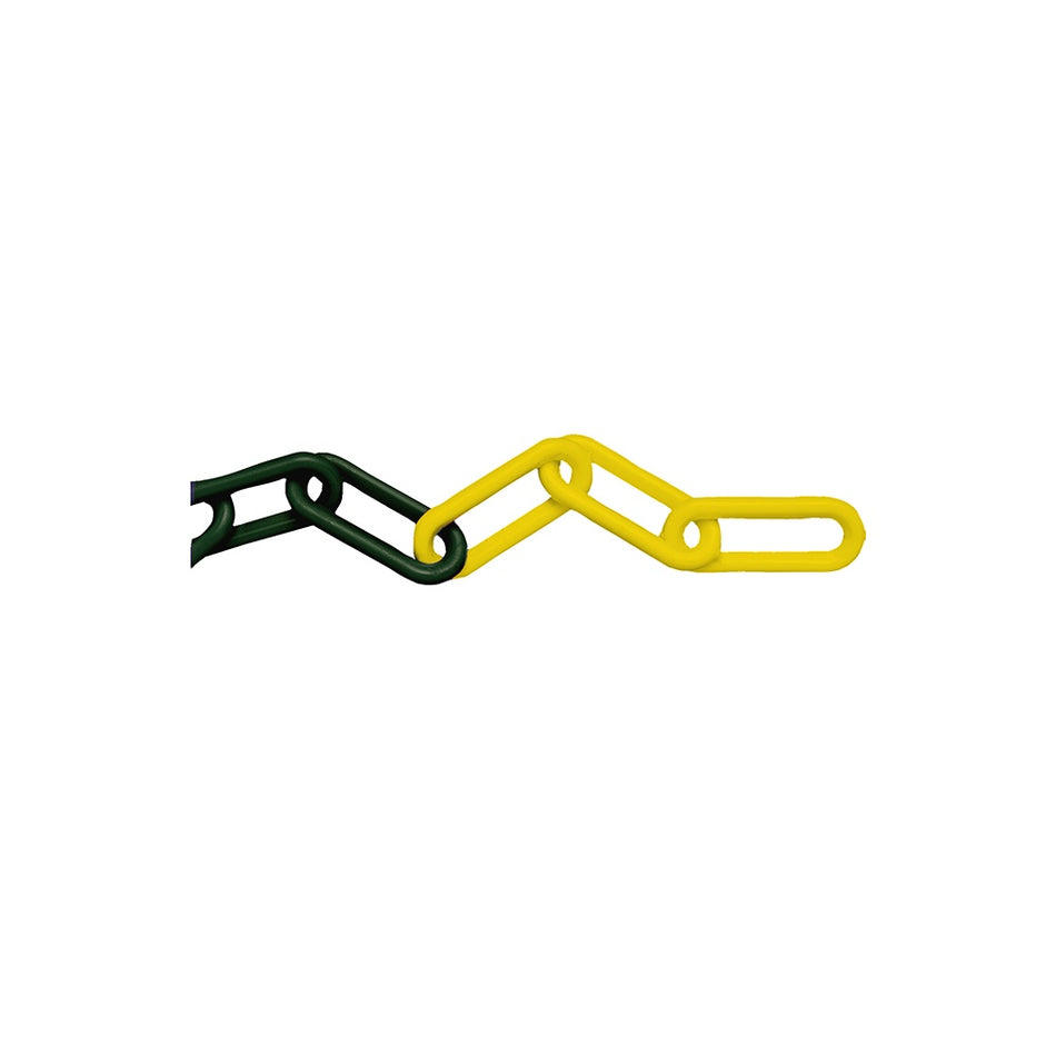 Faithfull Plastic Chain 8mm x 12.5m Yellow / Black