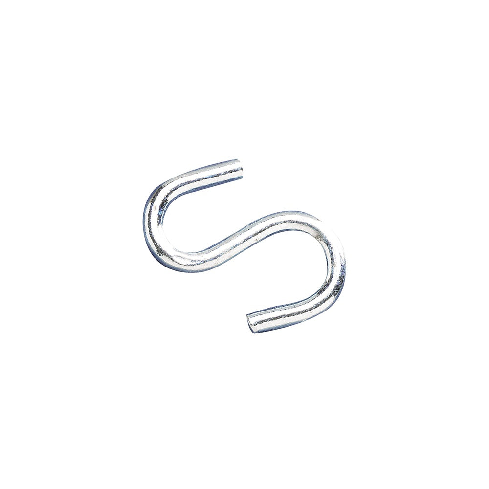 Faithfull S Hooks 6mm Zinc Plated (Pack of 6)