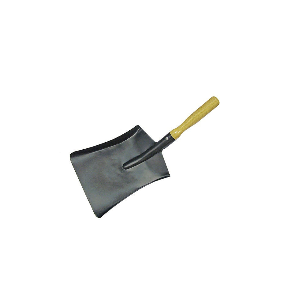 Faithfull Coal Shovel Steel Wooden Handle 230mm