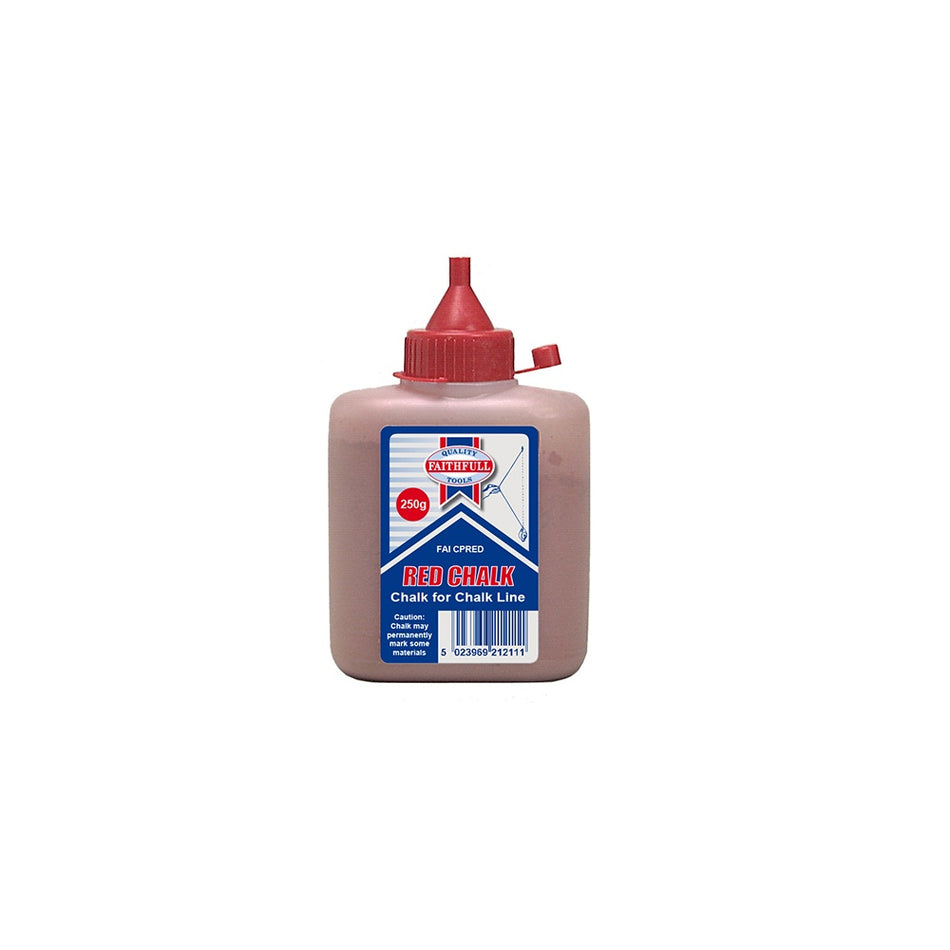 Faithfull Chalk Powder 250g - Red