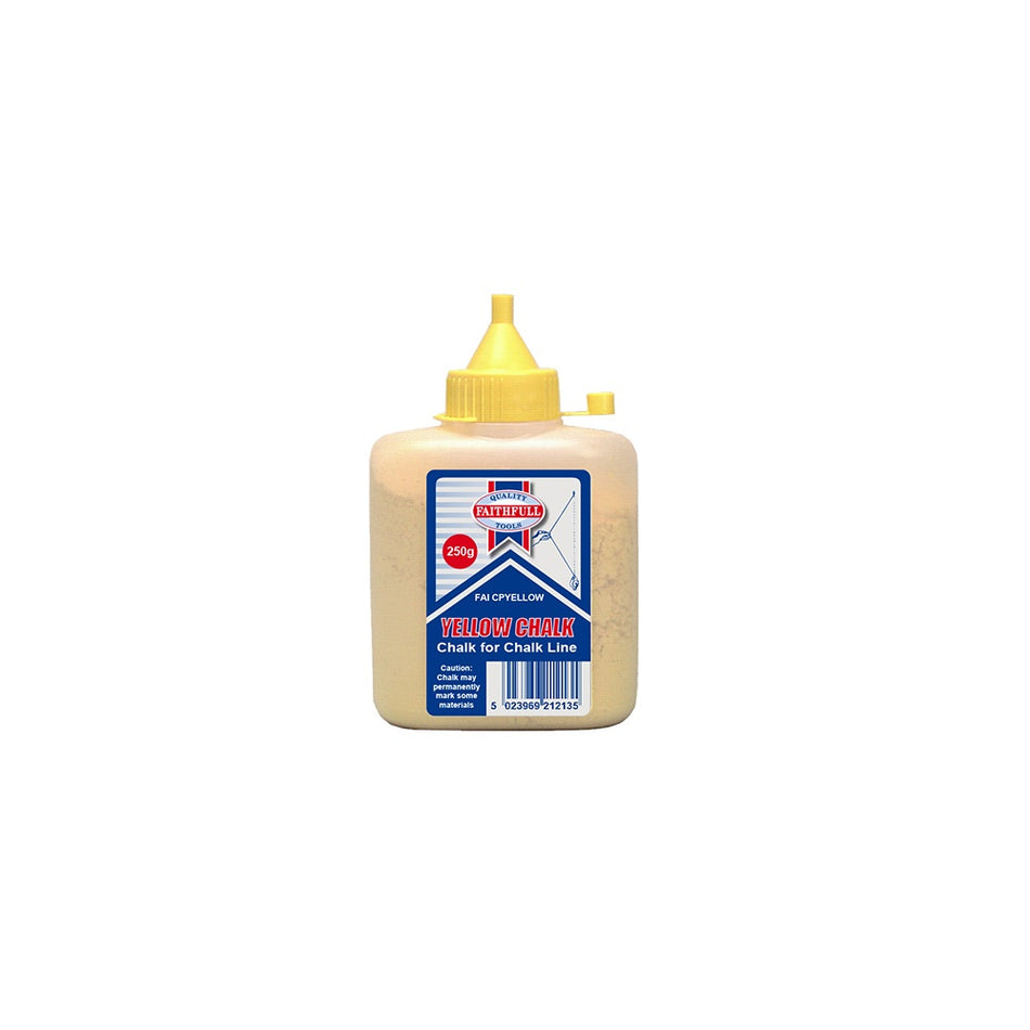 Faithfull Chalk Powder 250g - Yellow