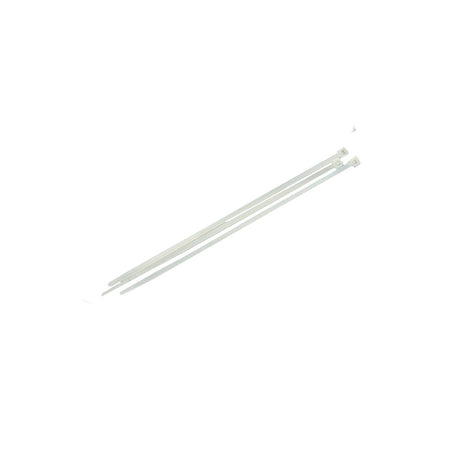 Faithfull Cable Ties White 150mm x 3.6mm Pack of 100
